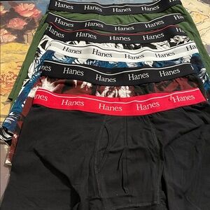 6 Pairs of Hanes Boxers